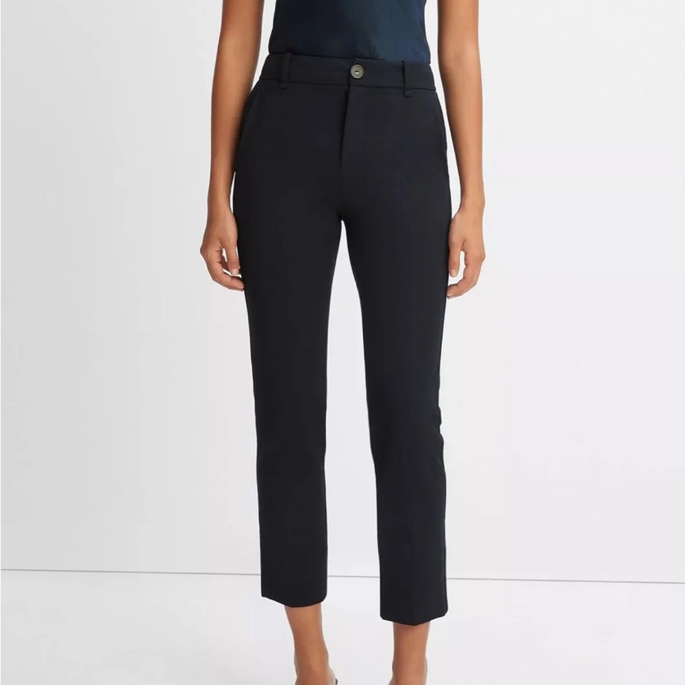 Vince Navy Cigarette Ankle Cropped Pants size 4